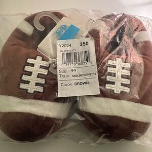 The Children's Place Brown Football Slippers